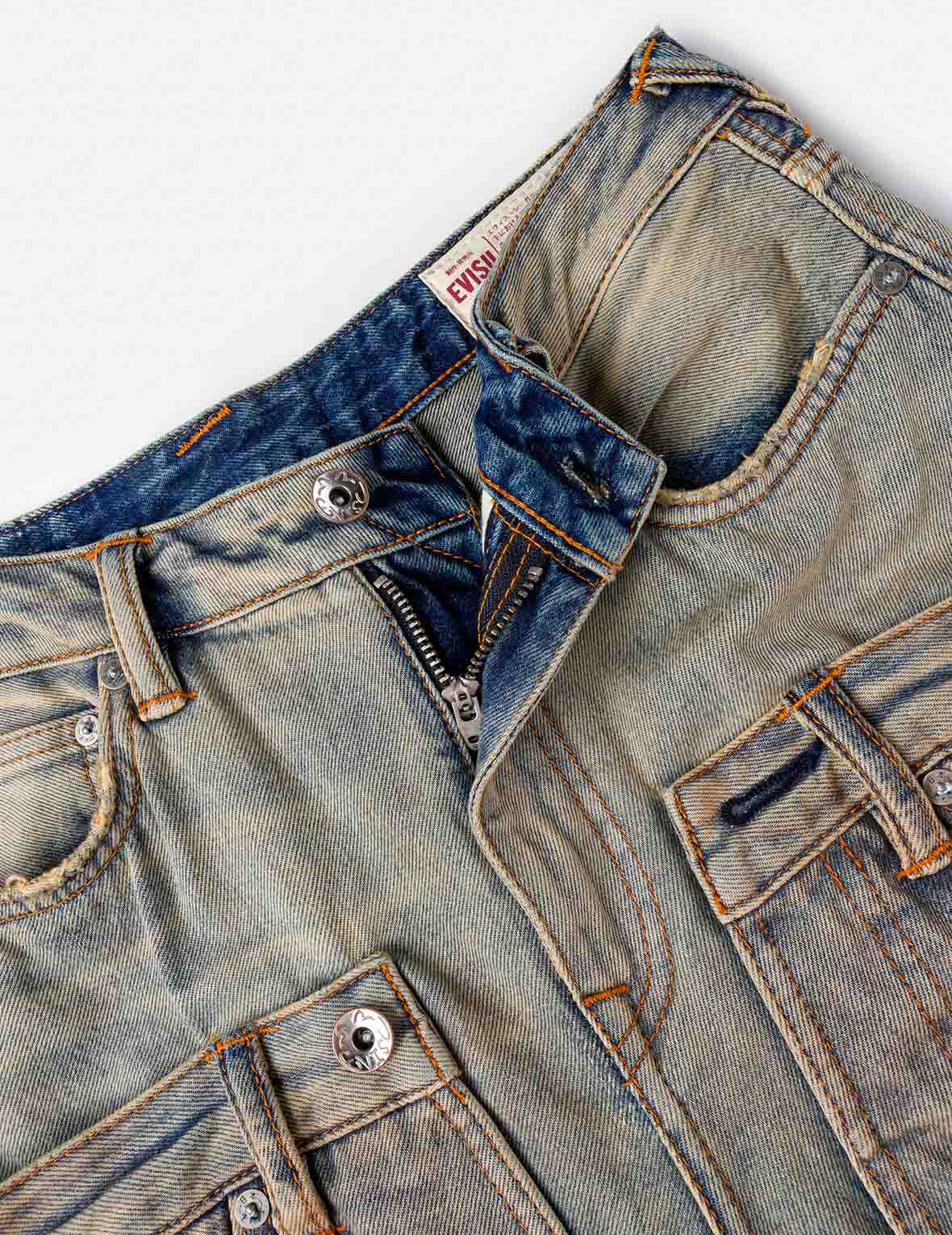 Double Waistband Jeans