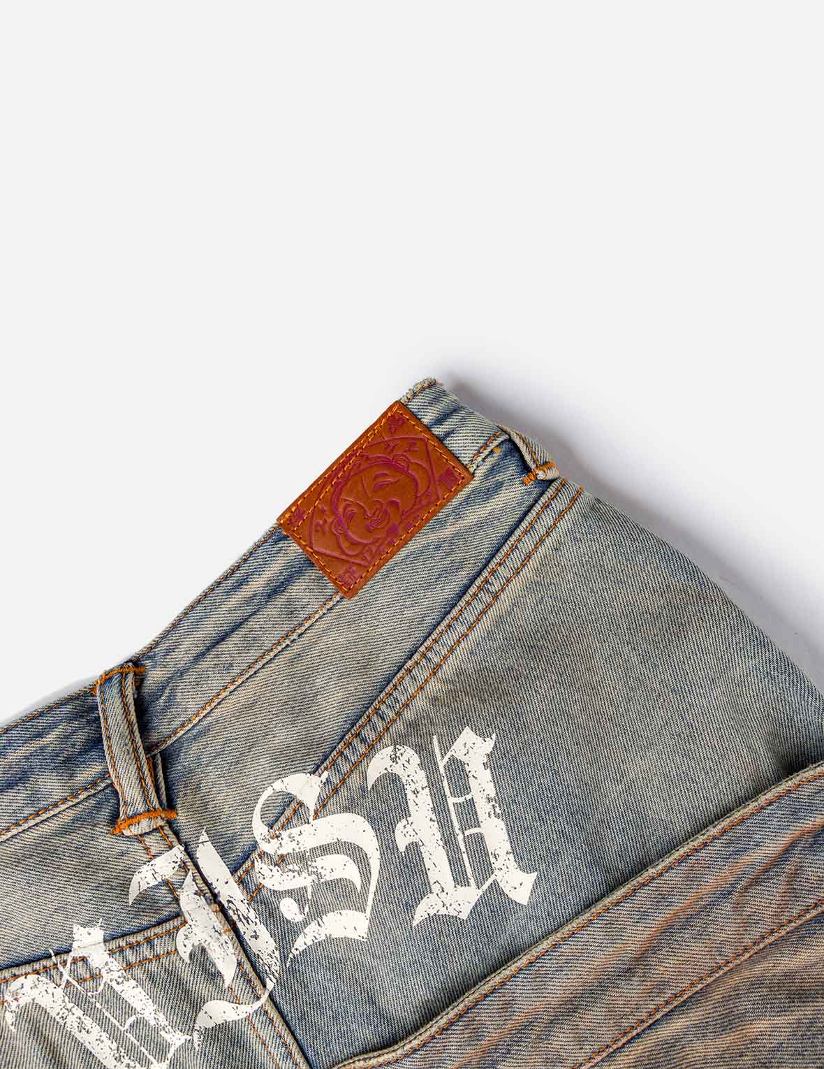 Double Waistband Jeans