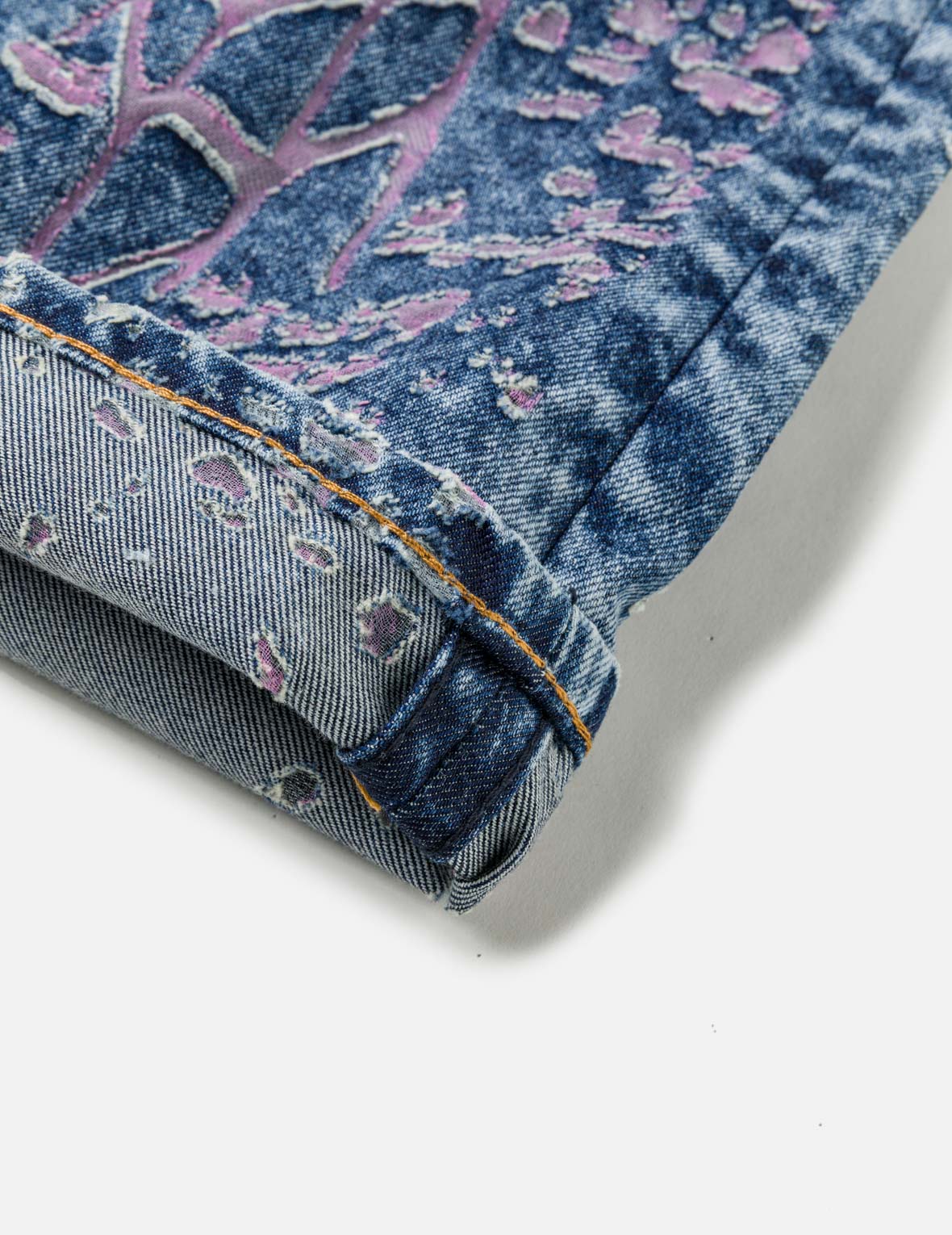 Pink Burn-Out Jeans – EVISU