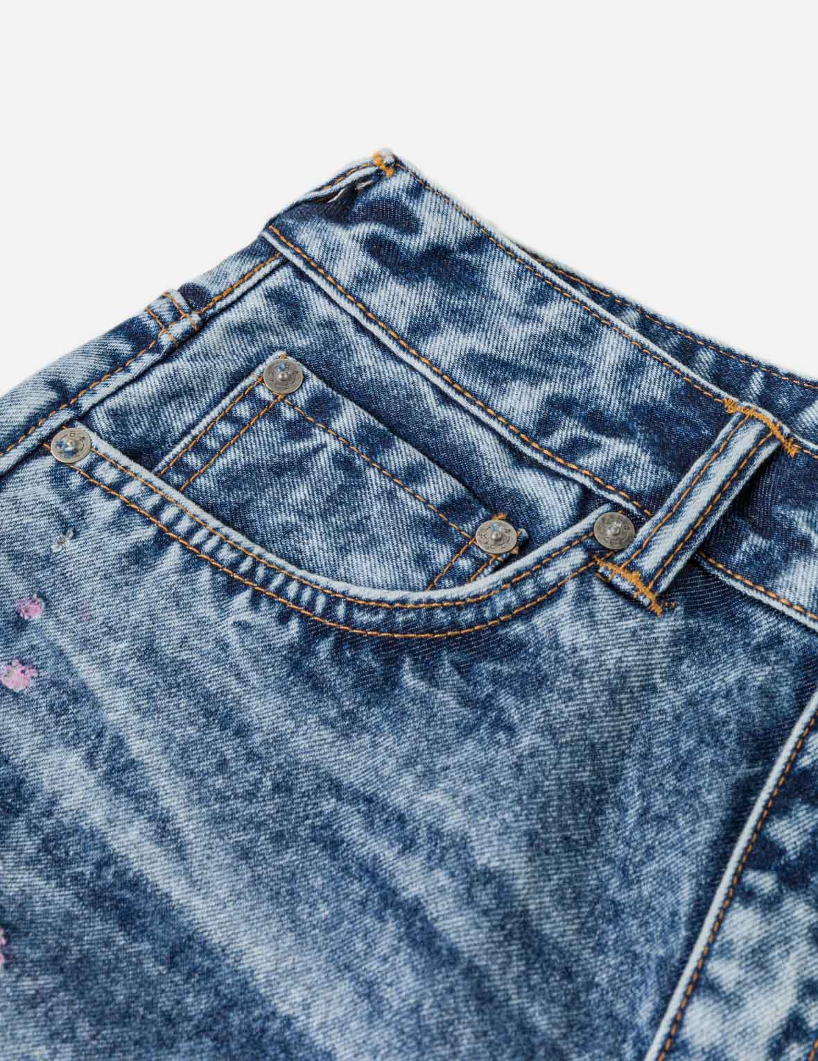 Pink Burn-Out Jeans – EVISU