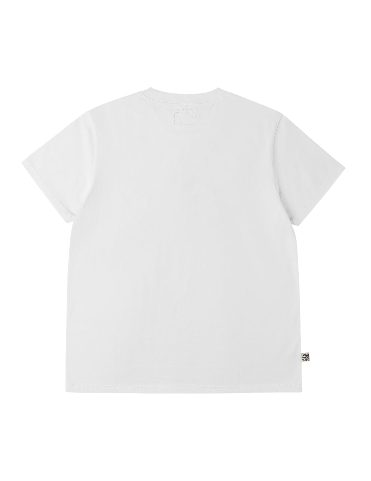Sakura Embroidery Seagull Print T-Shirt