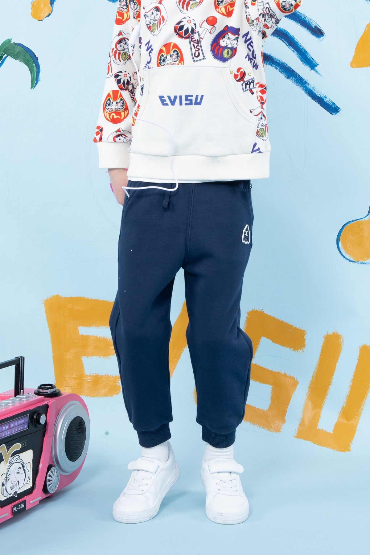 Double Daicock Print Sweatpants – EVISU 