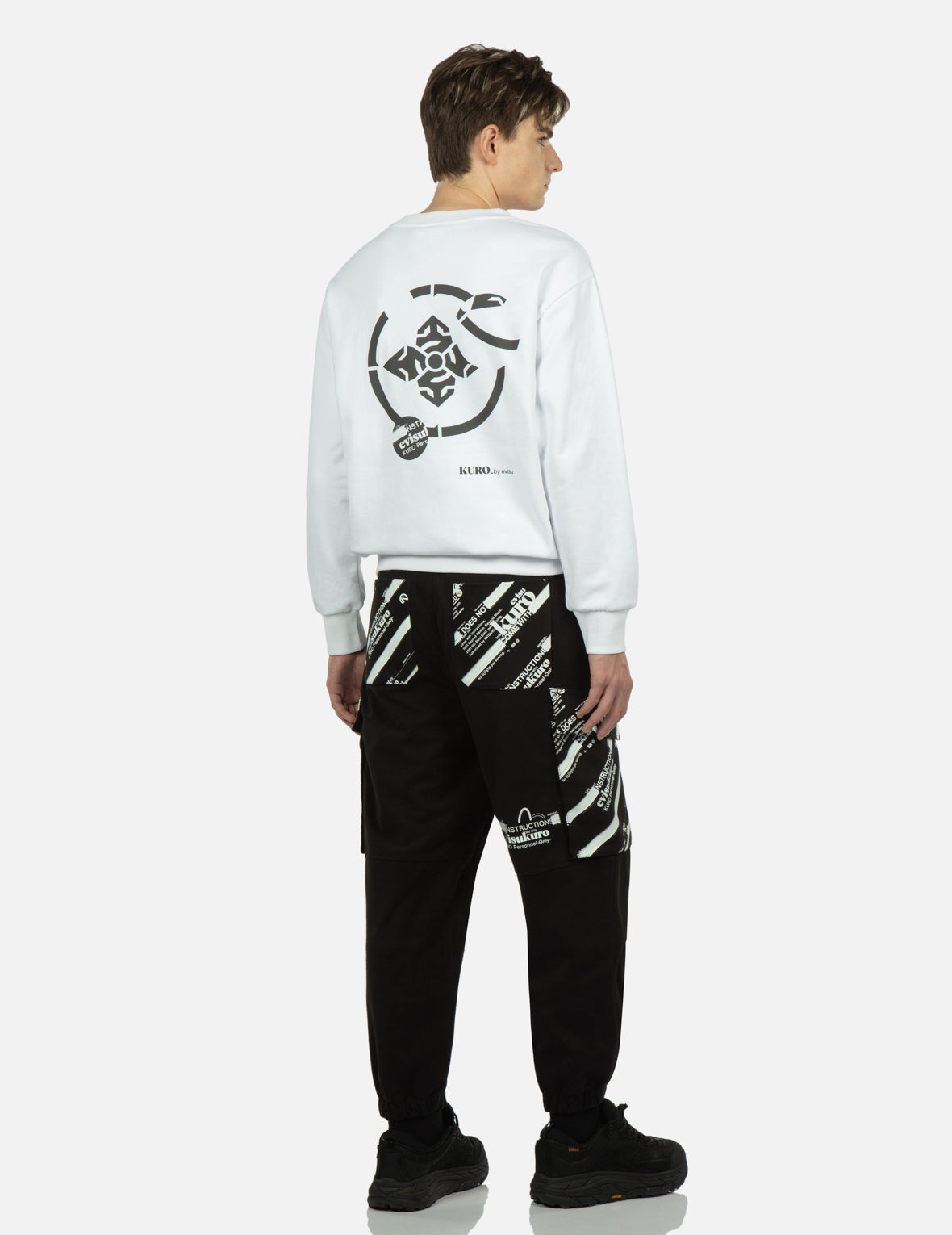 Logo Printed Pannels Cargo Pants – EVISU