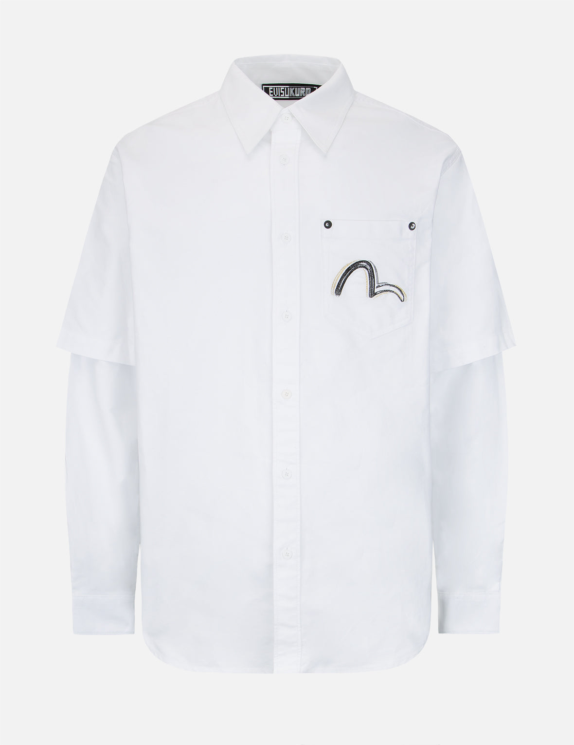 Logo Print 2-in-1 Oxford Shirt