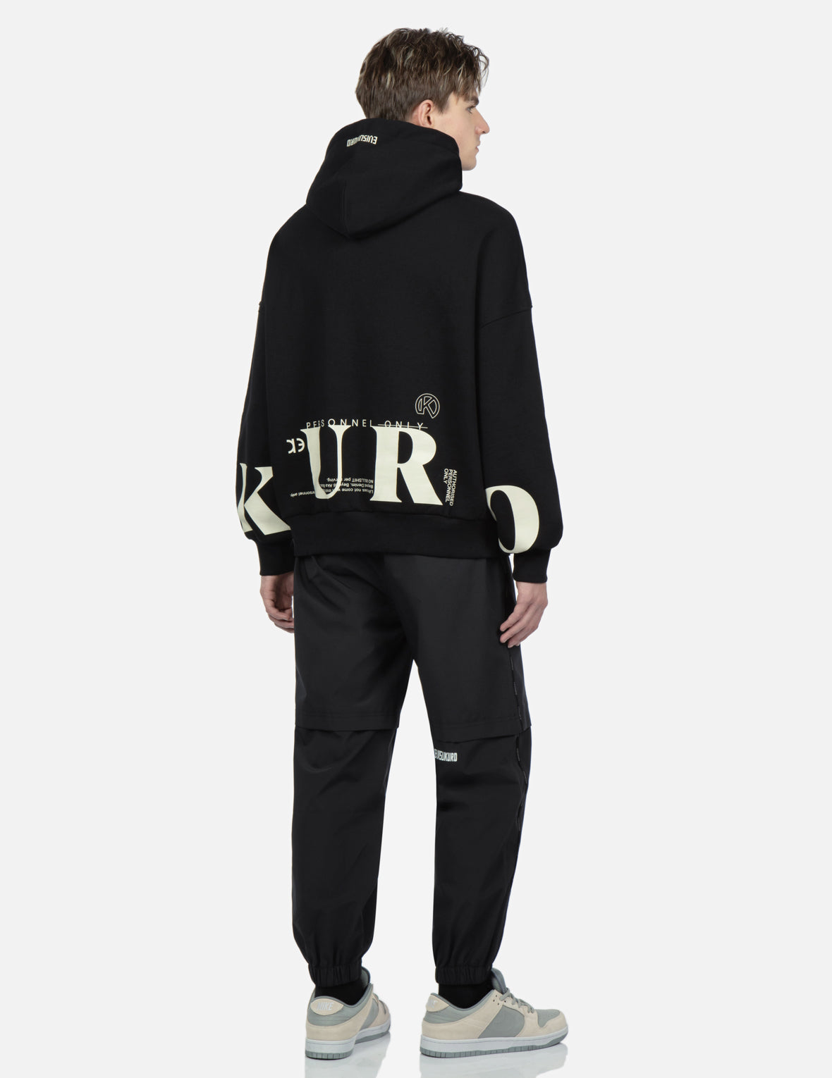 Logo Print Oversized Hoodie