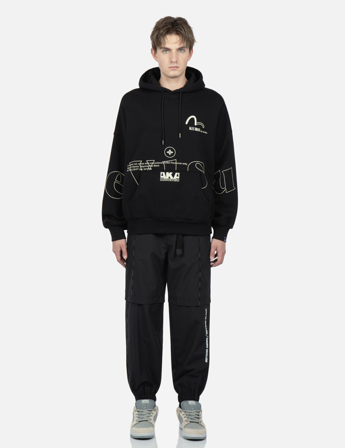 Logo Print Oversized Hoodie