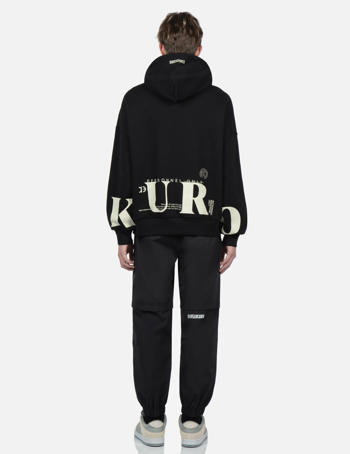 Logo Print Oversized Hoodie