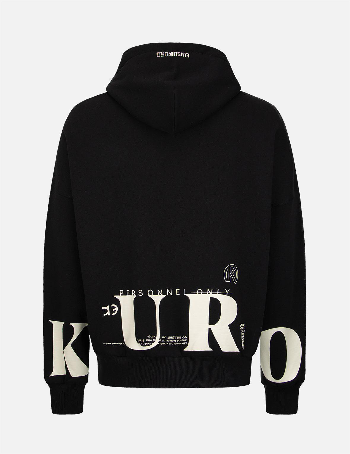 Logo Print Oversized Hoodie