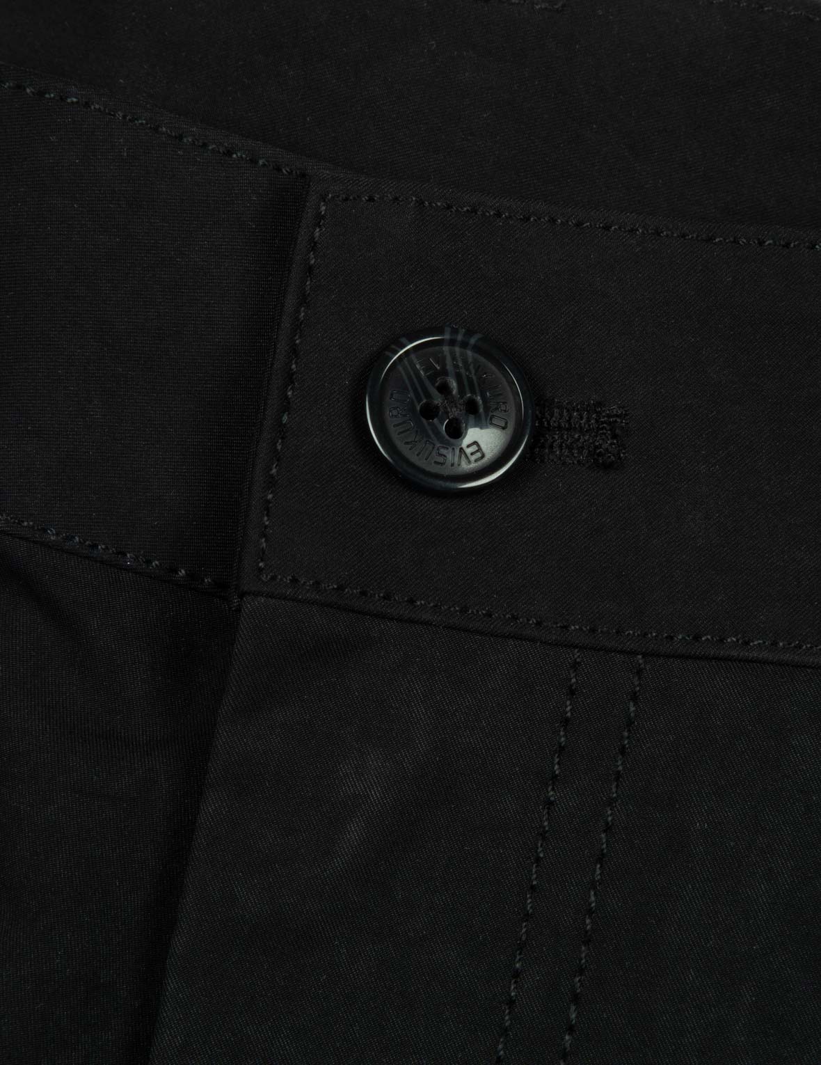 Seagull Embroidery and Multi-Pocket Regular Fit Bell Bottoms Pants