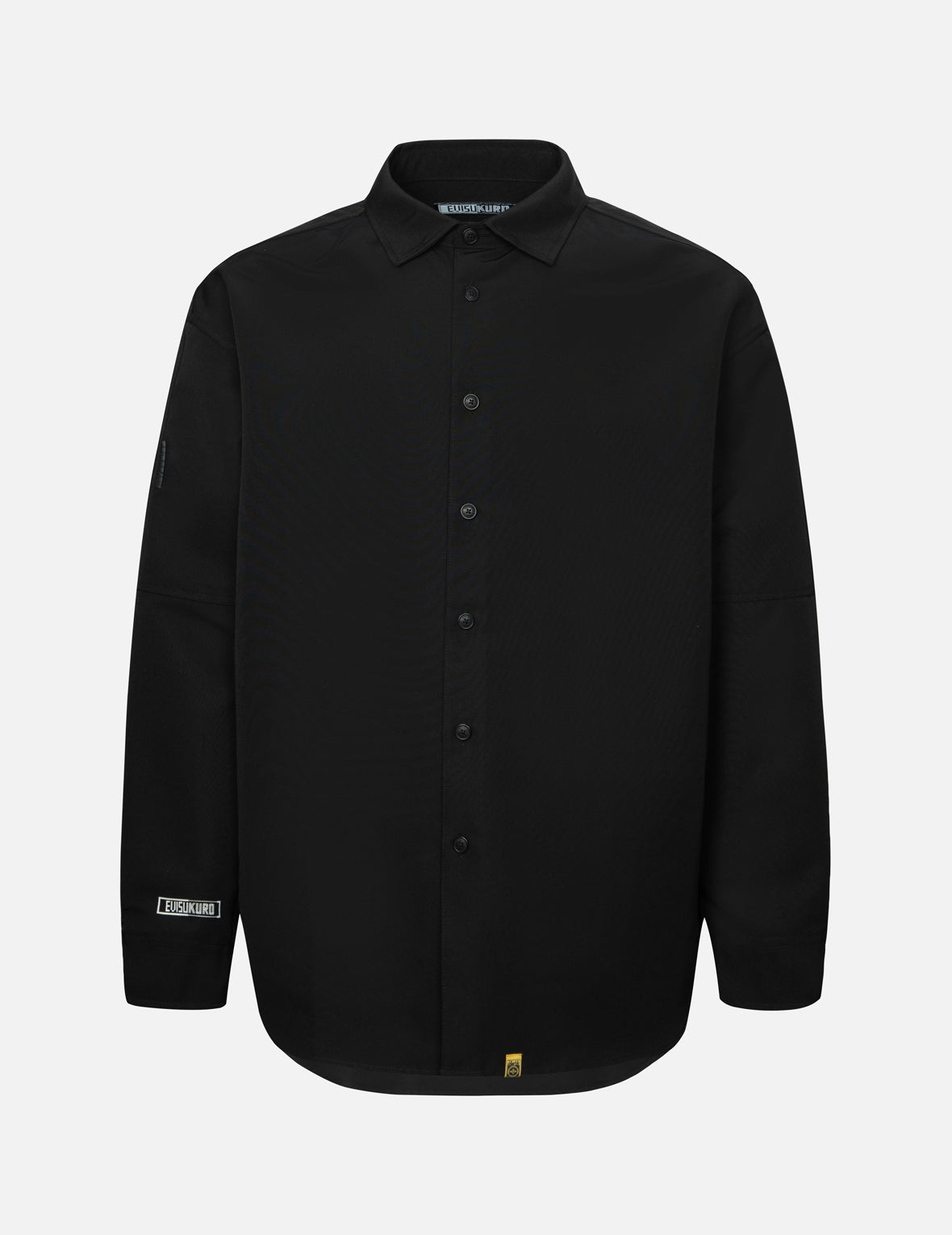 Kamon Embossed with Logo Print Regular Fit Shirt – EVISU