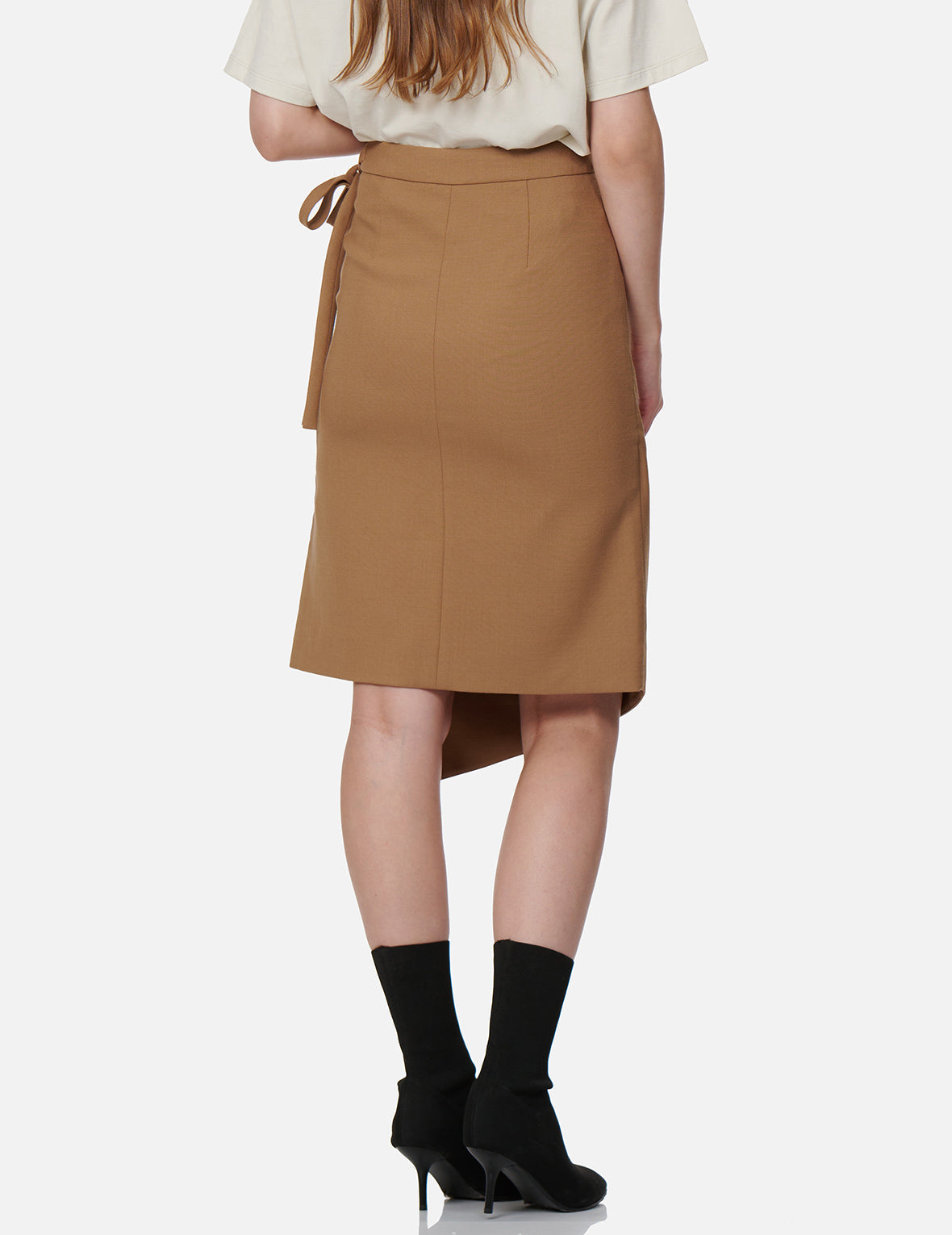 Asymmetric Wrap Skirt – EVISU