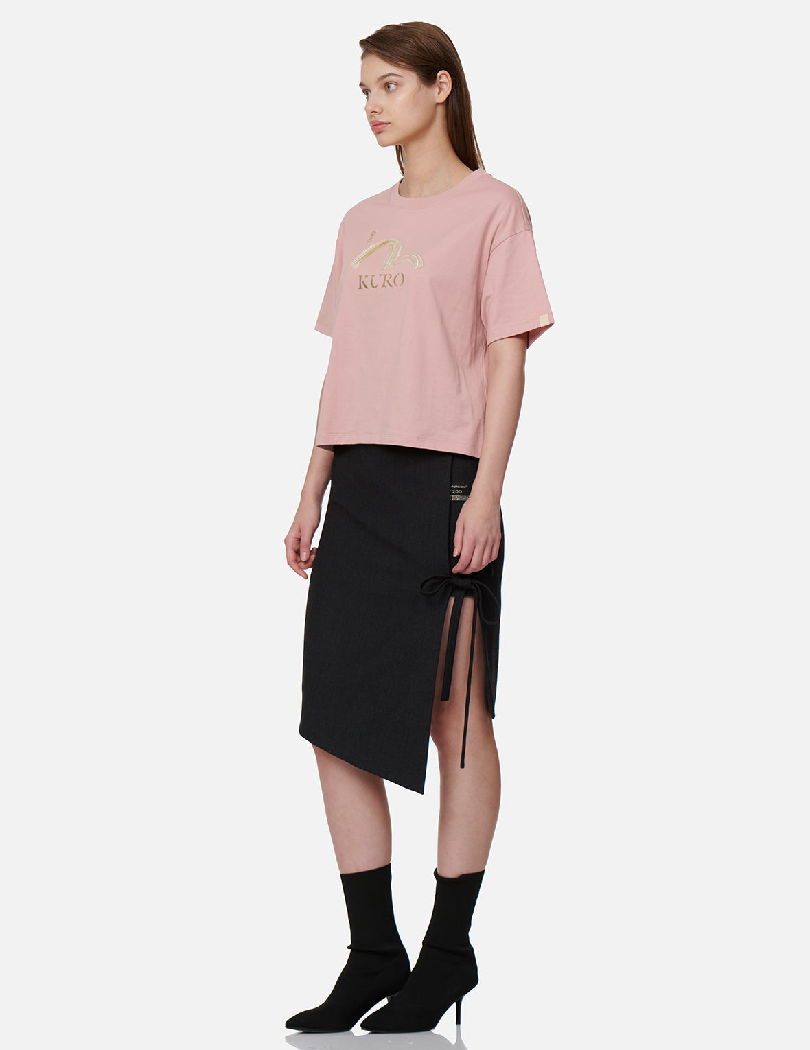 Asymmetric Wrap Skirt – EVISU