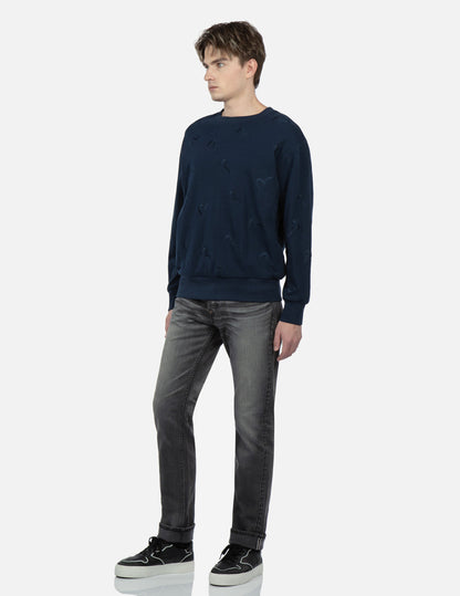 Seagull Pocket Print Slim Fit Jeans #2010 – EVISU