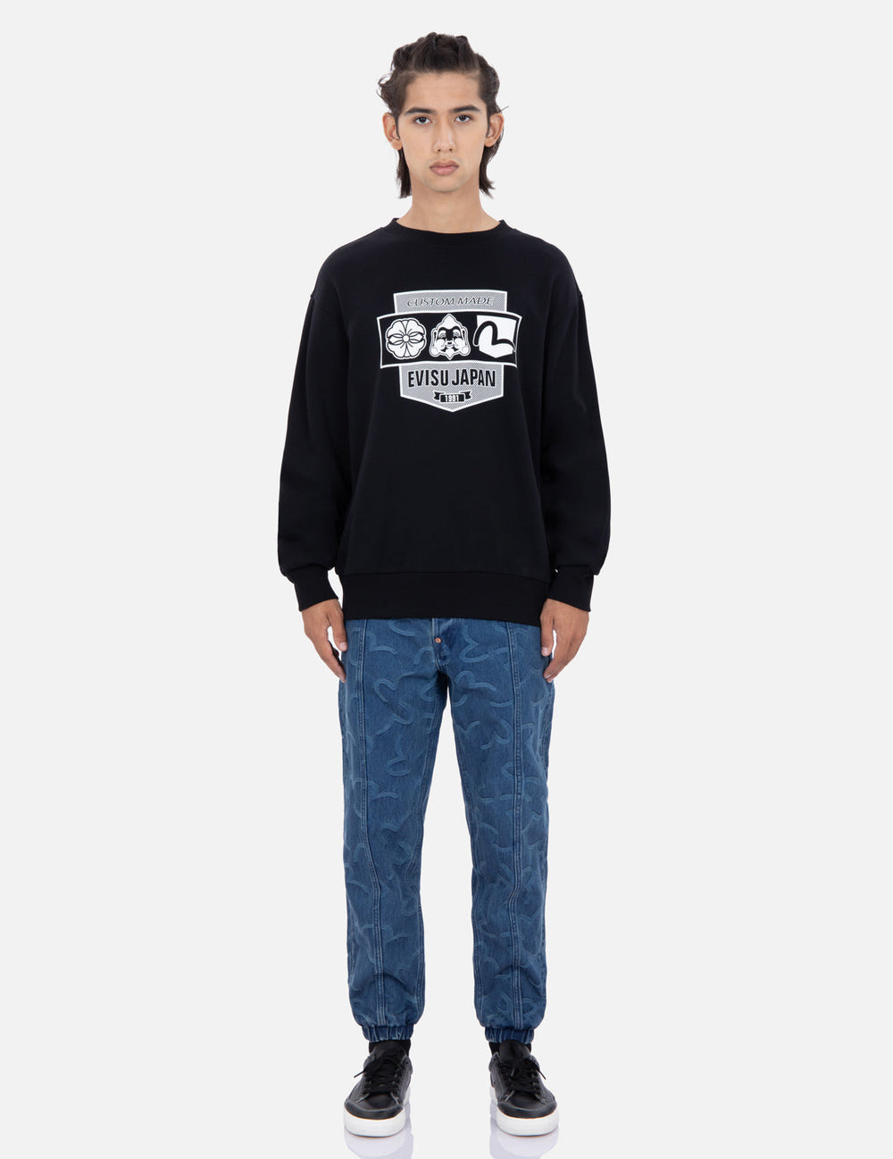 Pocket Graphic Print Sweatshirt – EVISU 