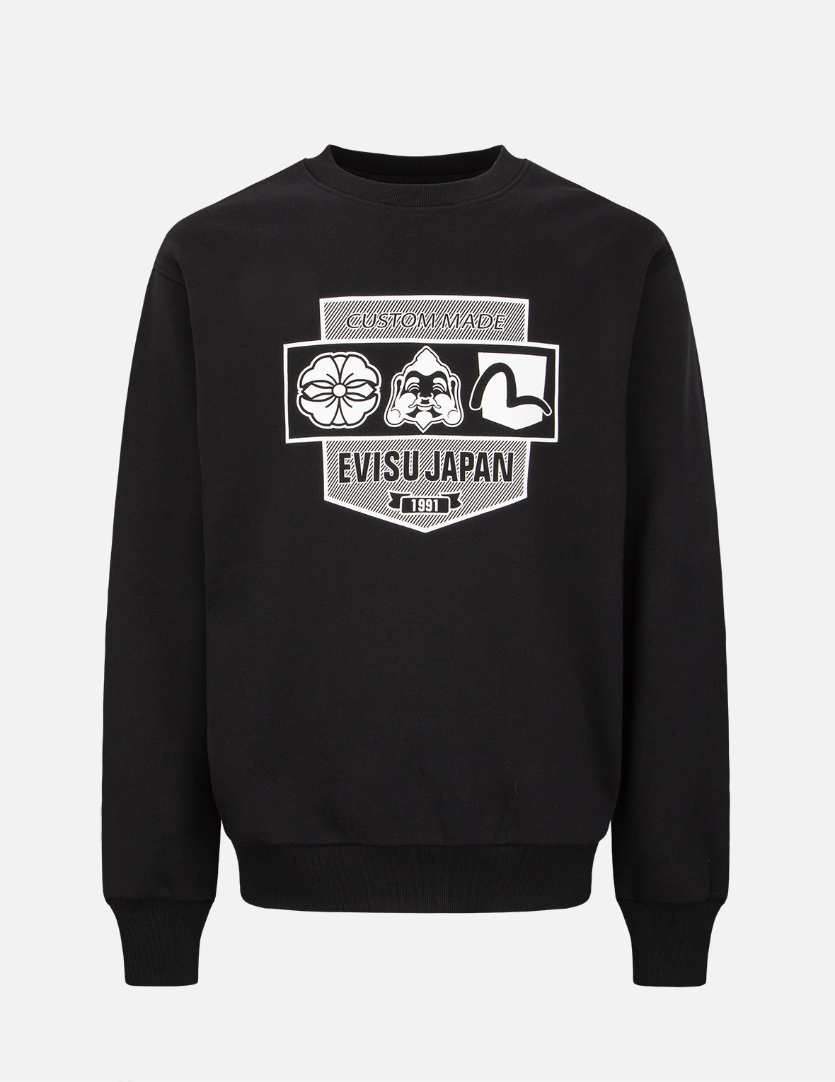 Evisu sweatshirt factory crewneck