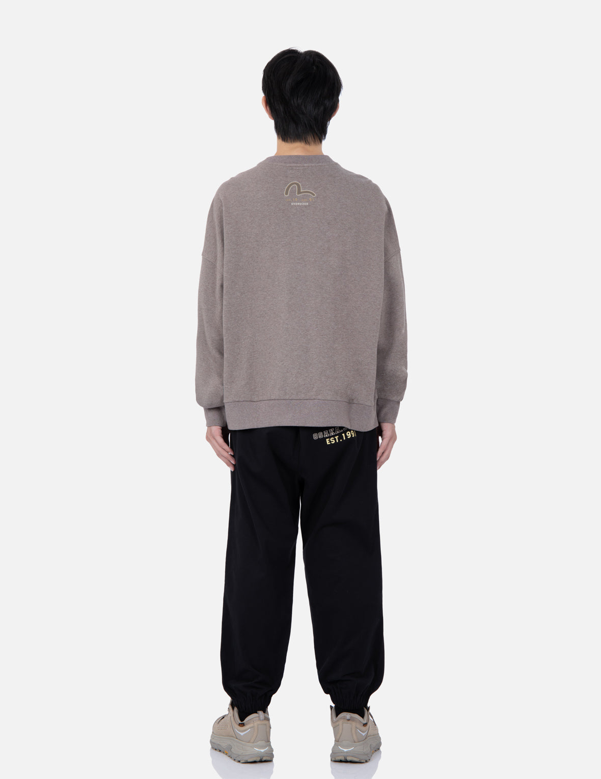 Retro Logo Print Oversized Sweatshirt – EVISU