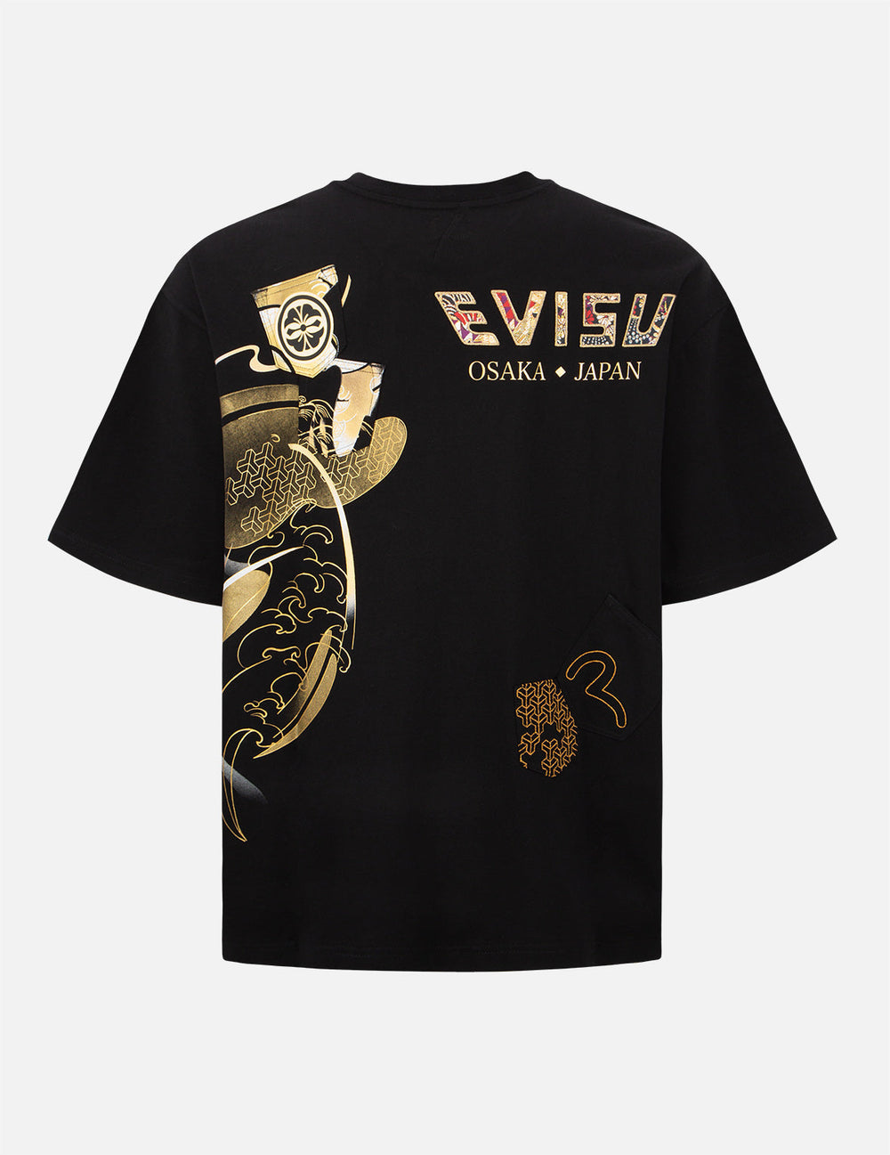 Multi-Pocket Foil-Print T-Shirt – EVISU