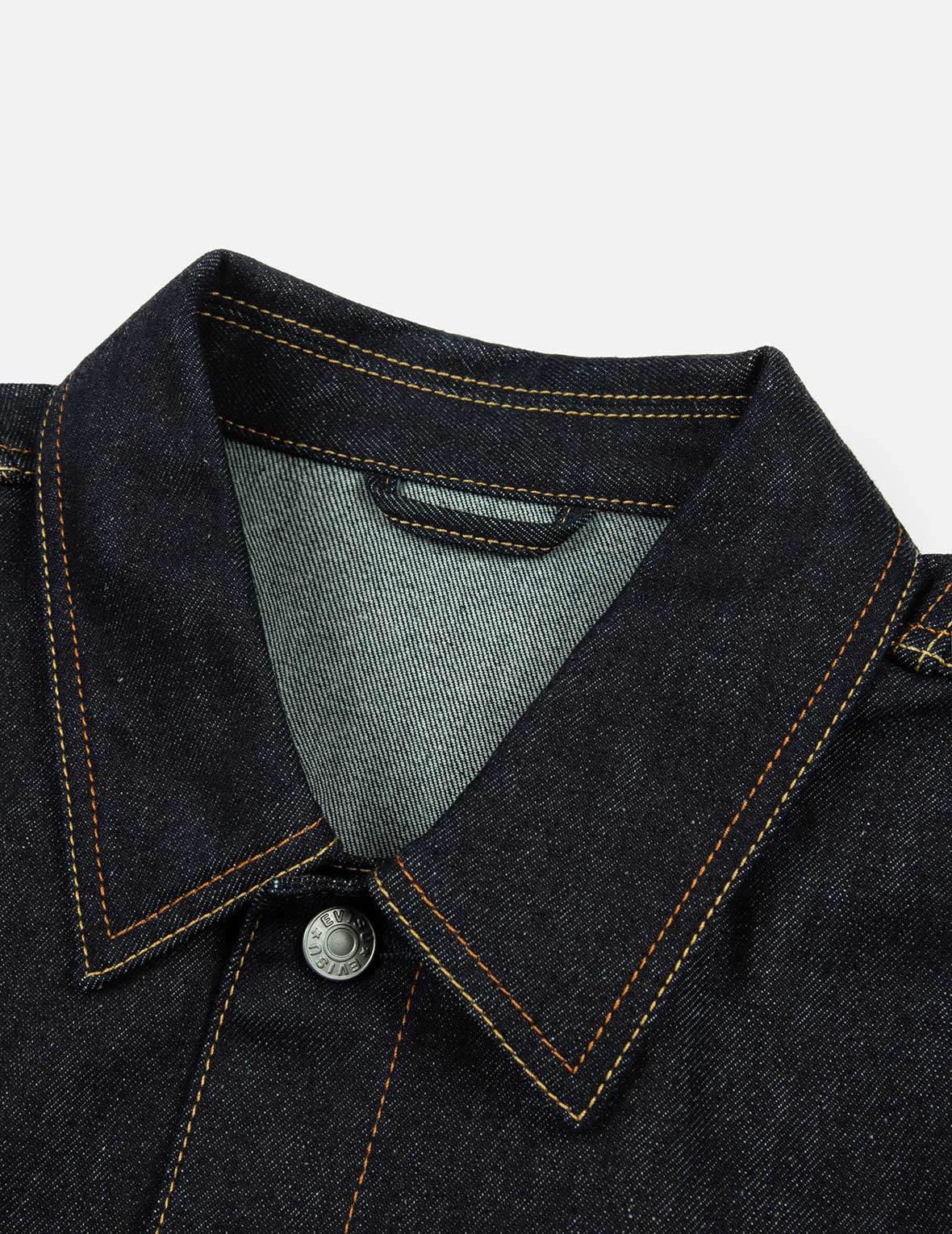 忍者佛头印花解构宽版牛仔外套