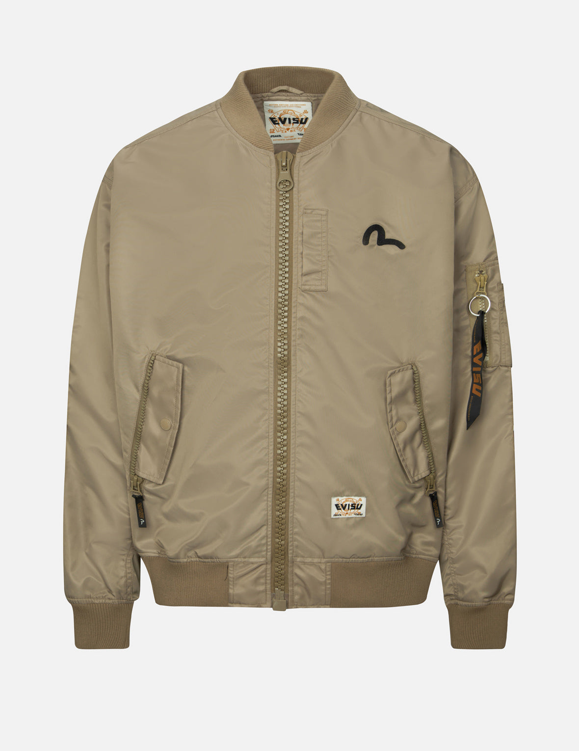 "Virtual Vacation" Daicock Print Loose Fit Bomber Jacket