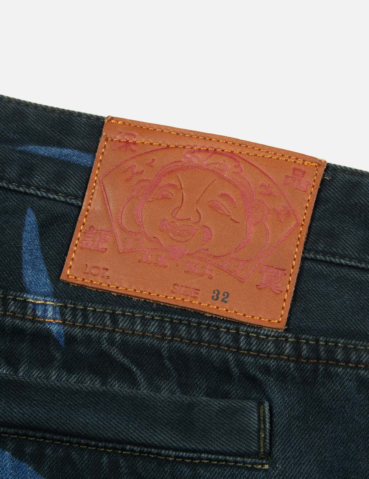 Overdye Daicock Wide-leg Denim Joggers – EVISU