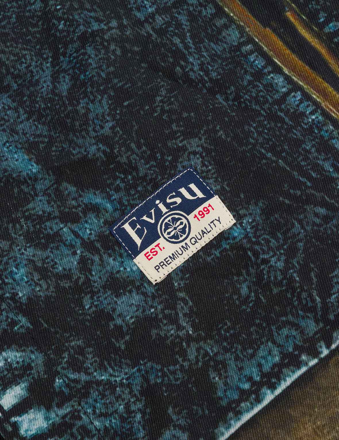 Replicate Biker Print Relax Fit Long-Sleeve Shirt