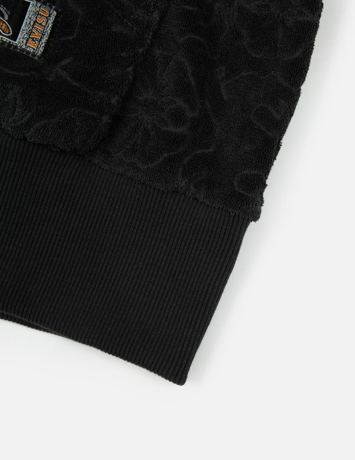 Monogram Jacquard Boucle and Seagull Embrodiery Relax Fit Hoodie