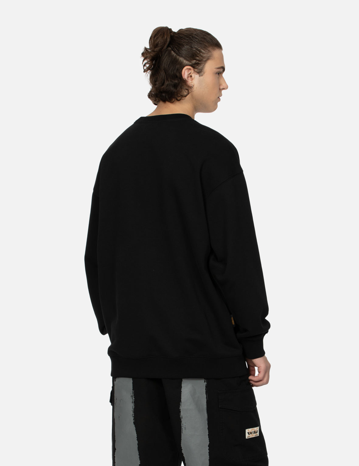 Multi-Pockets with Seagull Print Loose Fit Sweatshirt – EVISU