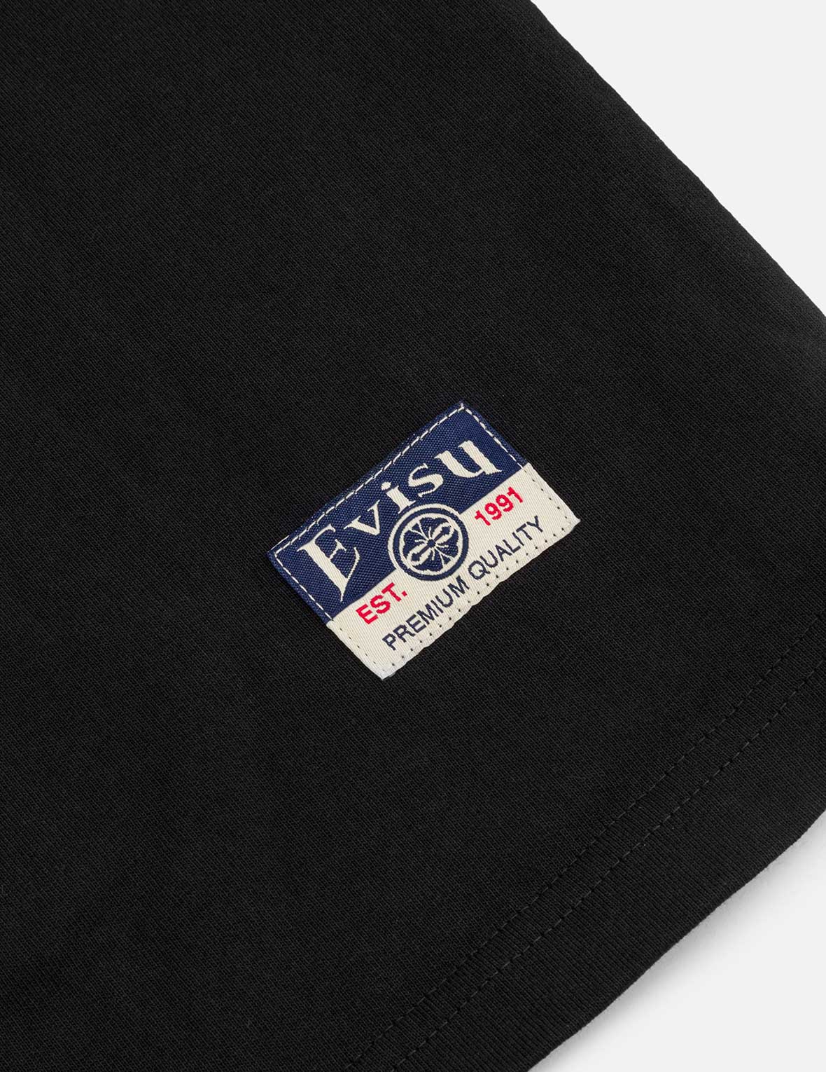 Ninja Daruma and Logo Prints Regular Fit T-shirt – EVISU