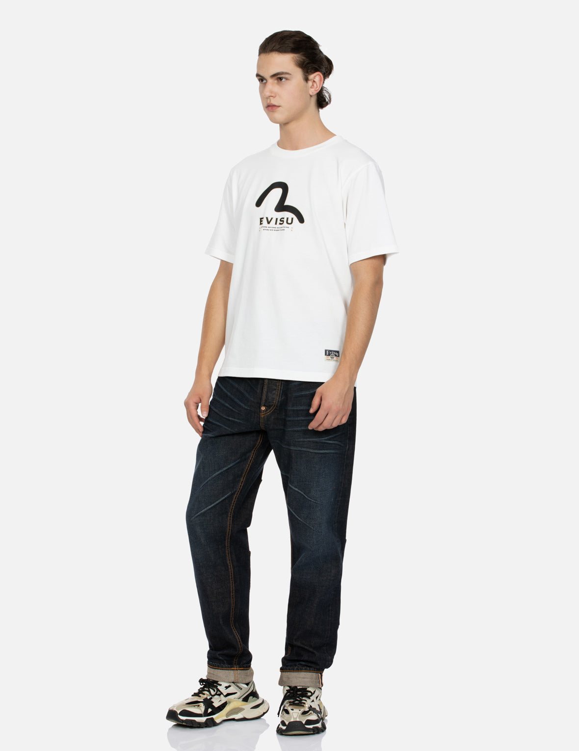 Multi-print and Multi-pocket Regular Fit T-shirt