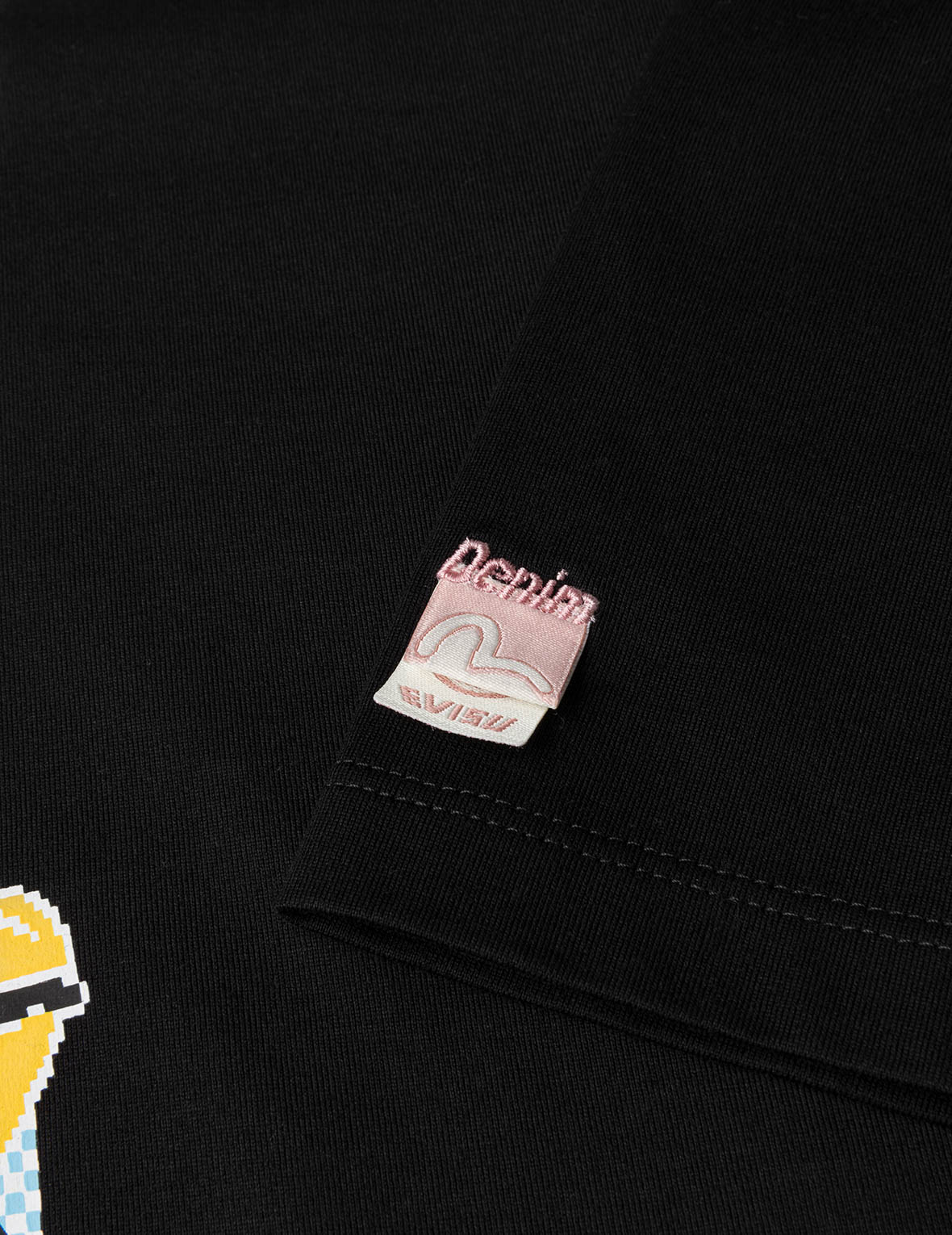 Daruma and Fortune Cat Pixel Daicock Print Regular Fit T