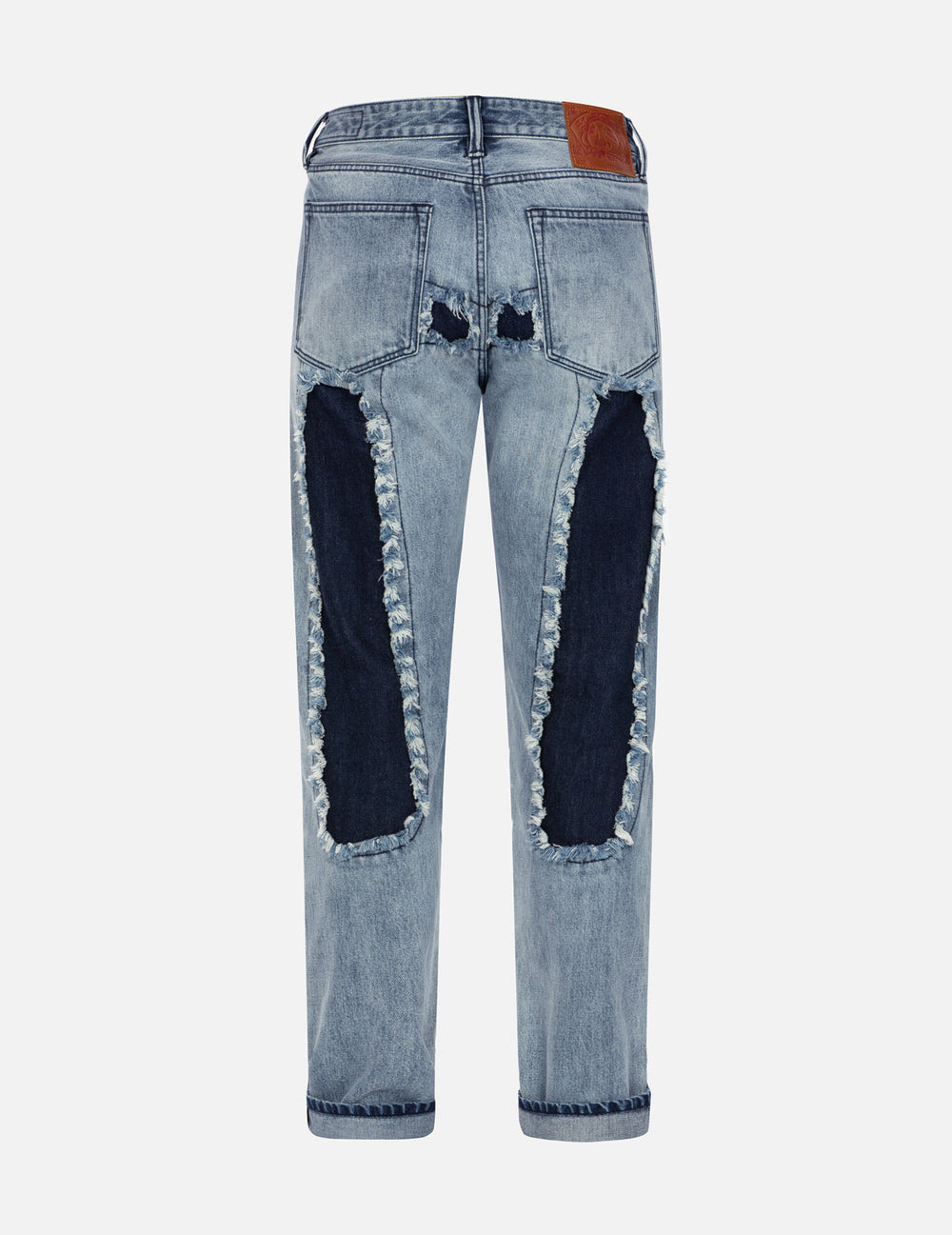 Distressed Daicock Straight Fit Washed Jeans – EVISU