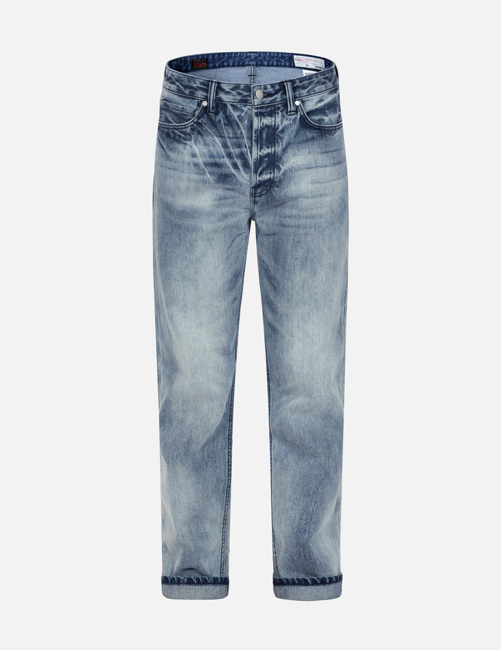 Distressed Daicock Straight Fit Washed Jeans – EVISU