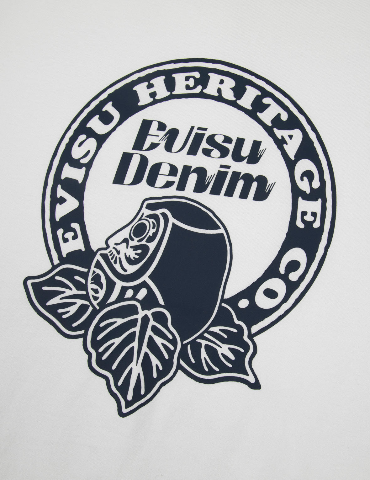 Hanafuda Daruma Print Regular Fit T-shirt