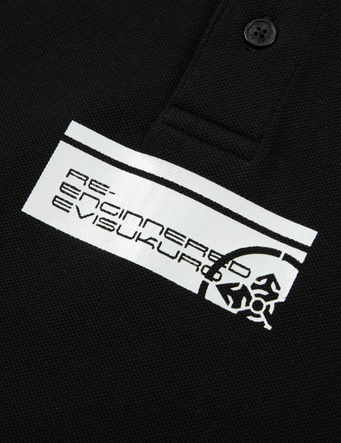 Logo Graphic Print Polo Shirt