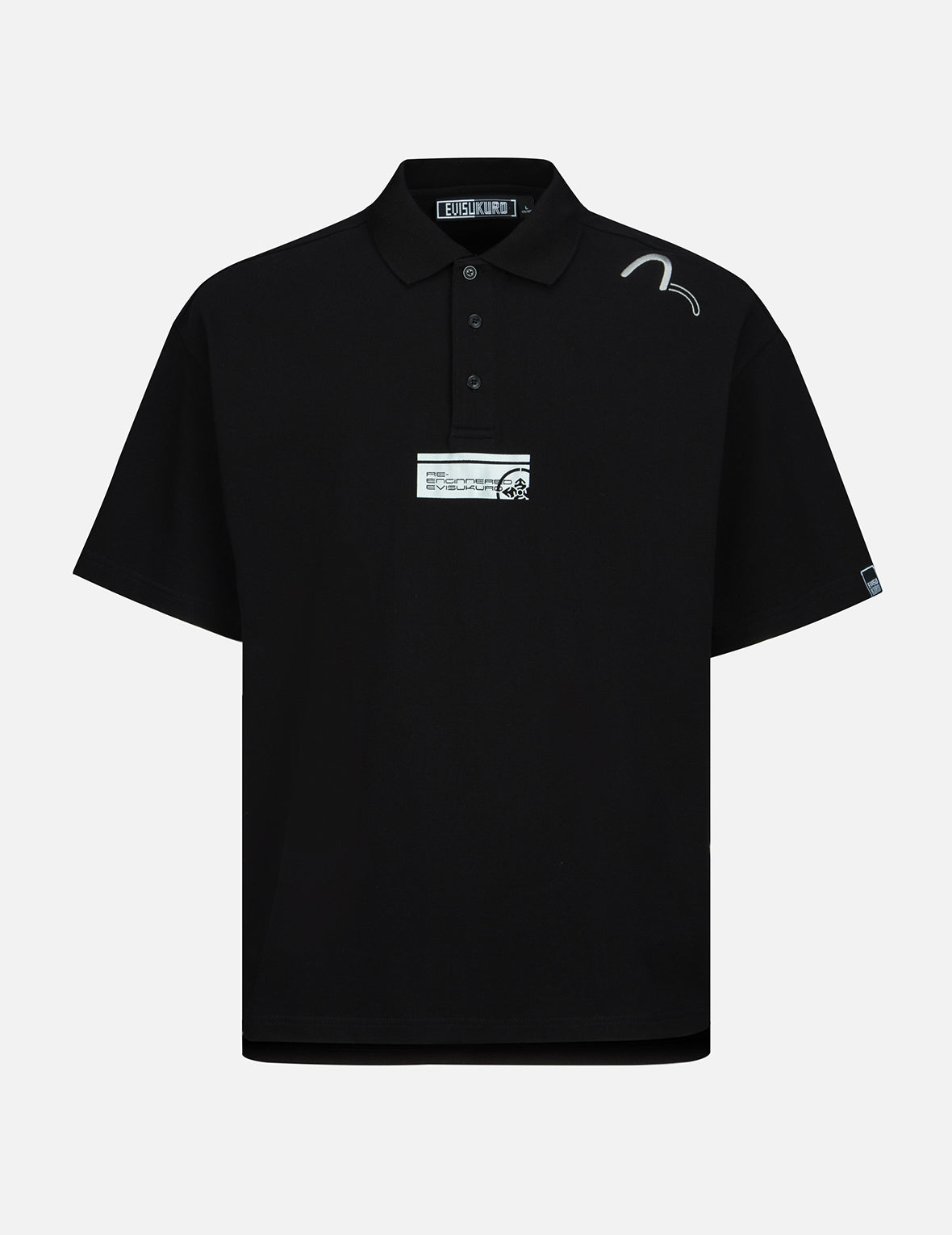 Logo Graphic Print Polo Shirt