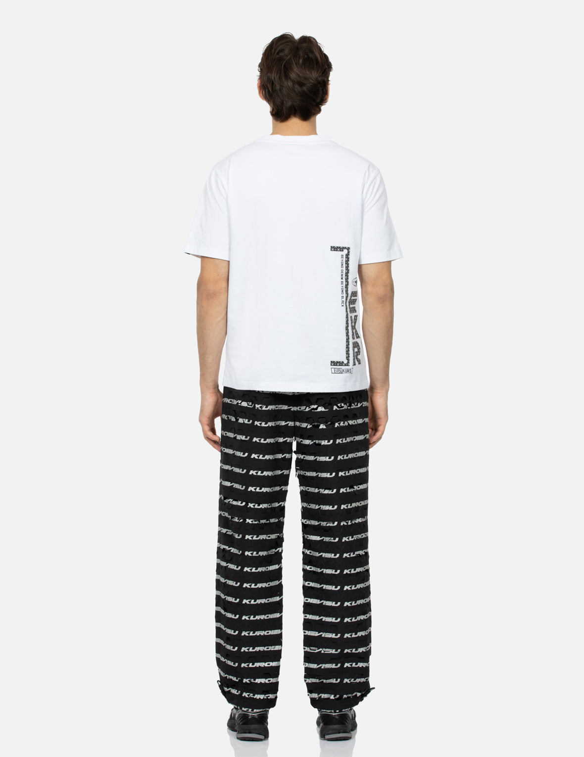Hexagon Laser Cut Allover Print Regular Fit Pants – EVISU