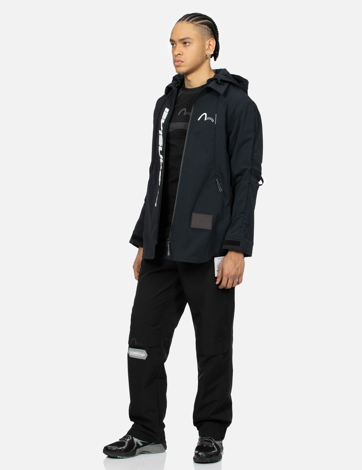 机能风背包拉链常规版型衬衫外套– EVISU