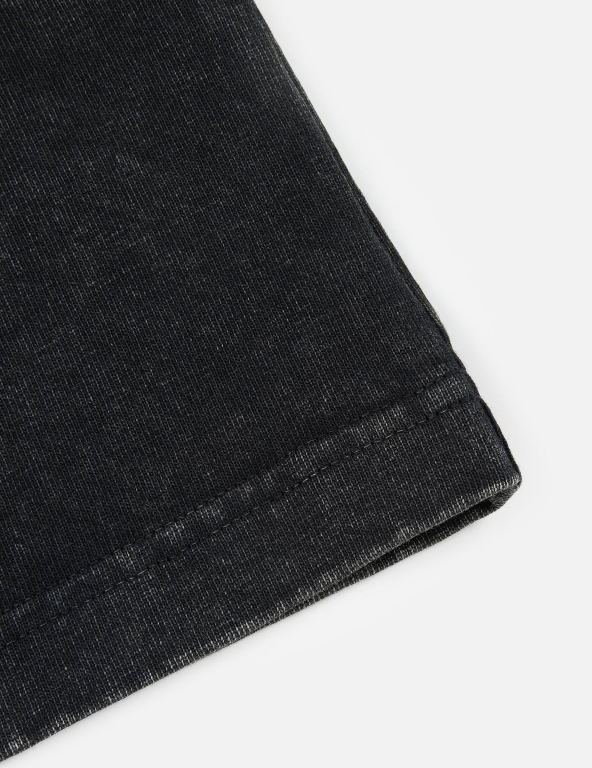 Logo and Slogan Print Oversized Pigment Dye T-Shirt