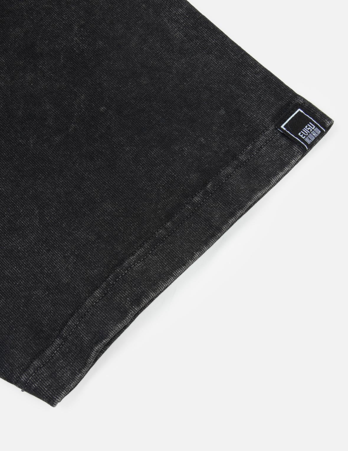 Logo and Slogan Print Oversized Pigment Dye T-Shirt