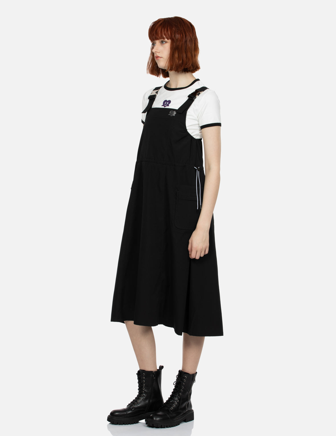 Mirrored Printed Fashion Fit Dungaree Dress