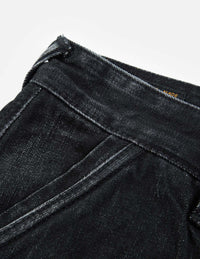 Seagull Print Cargo Denim Shorts