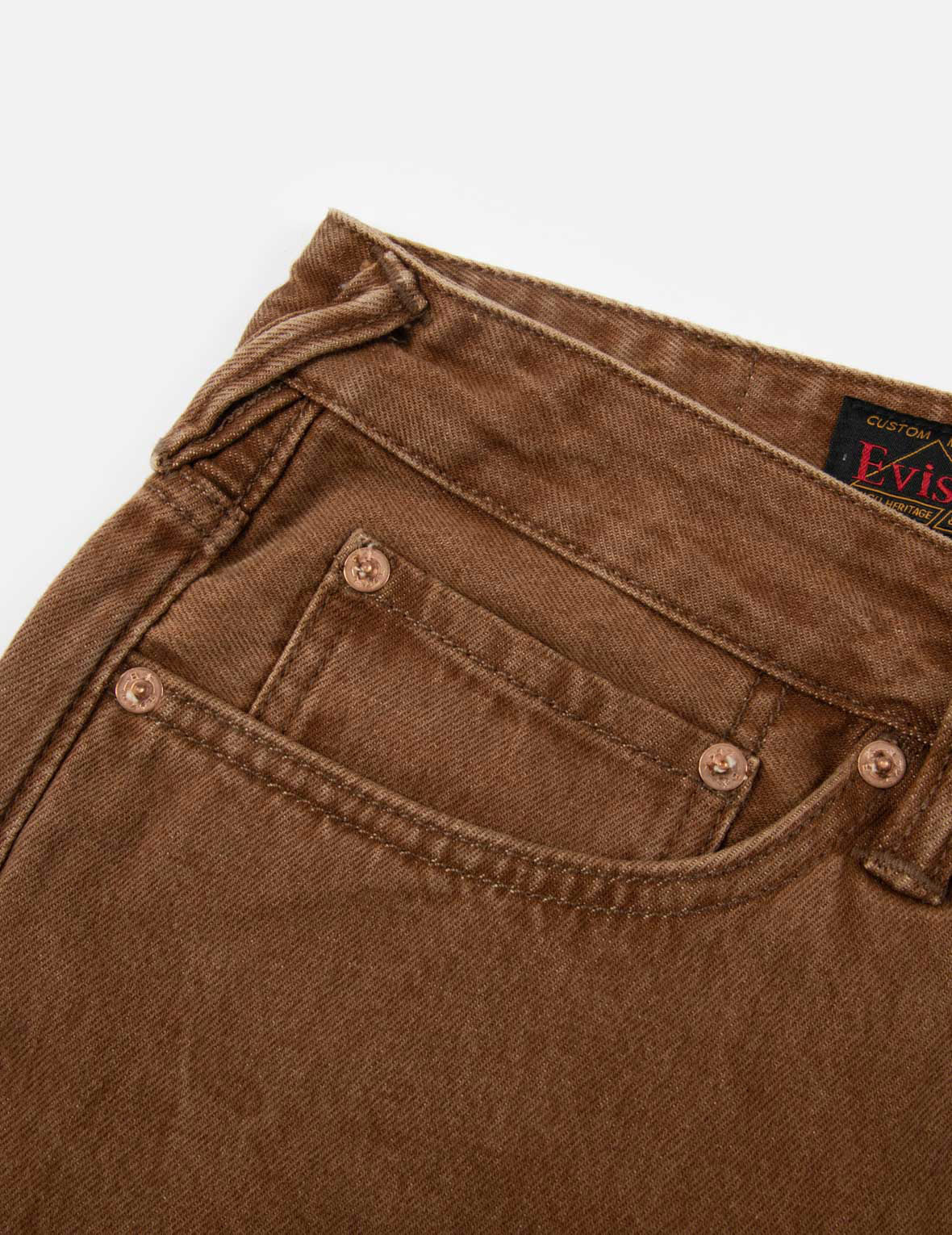 Daicock Print Gradient Spray-dye Carrot-fit Jeans #2017 – EVISU