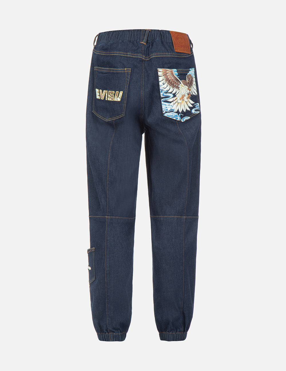 Eagle Printed Pocket Denim Joggers – EVISU