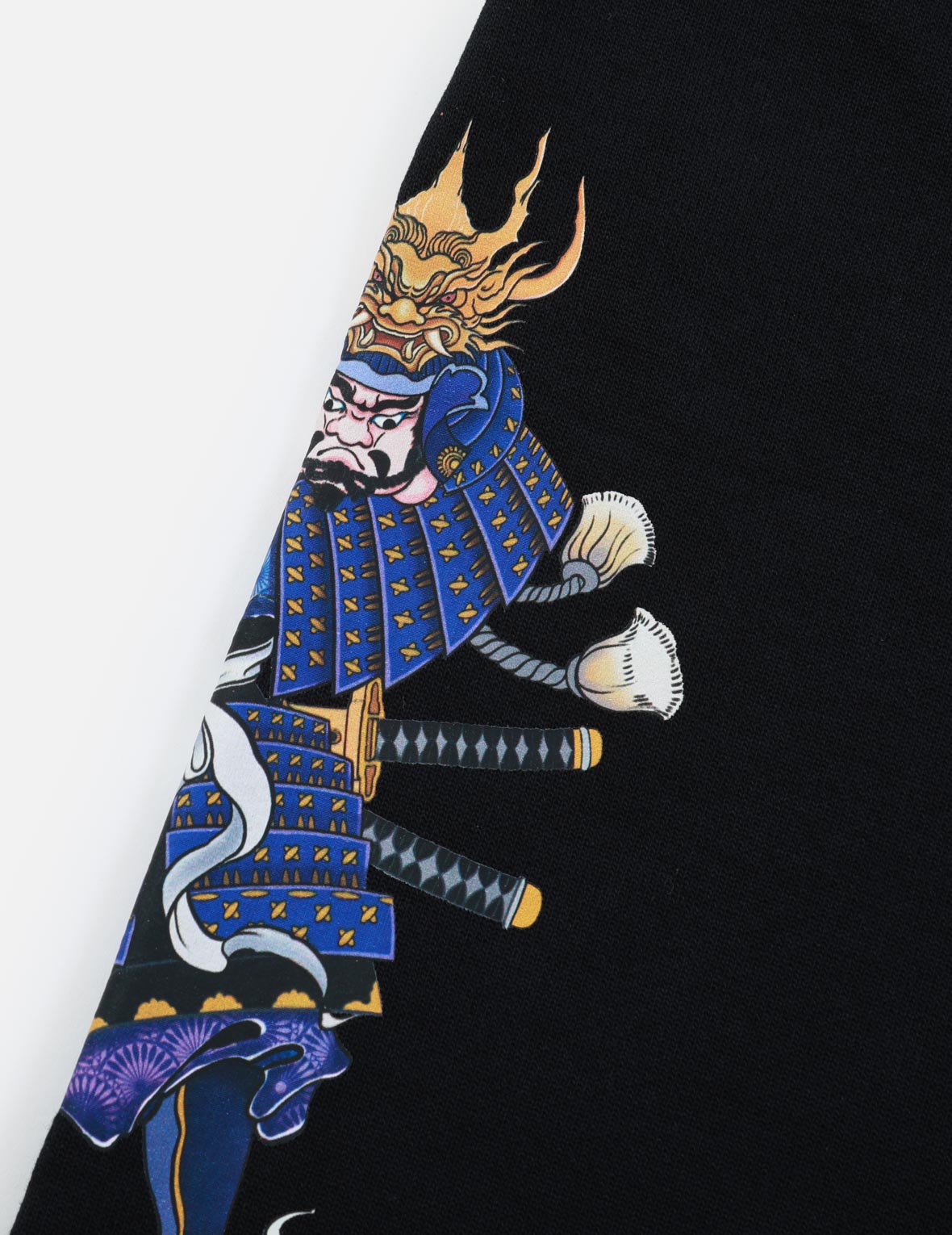 Samurai and Seagull Print Sweatpants