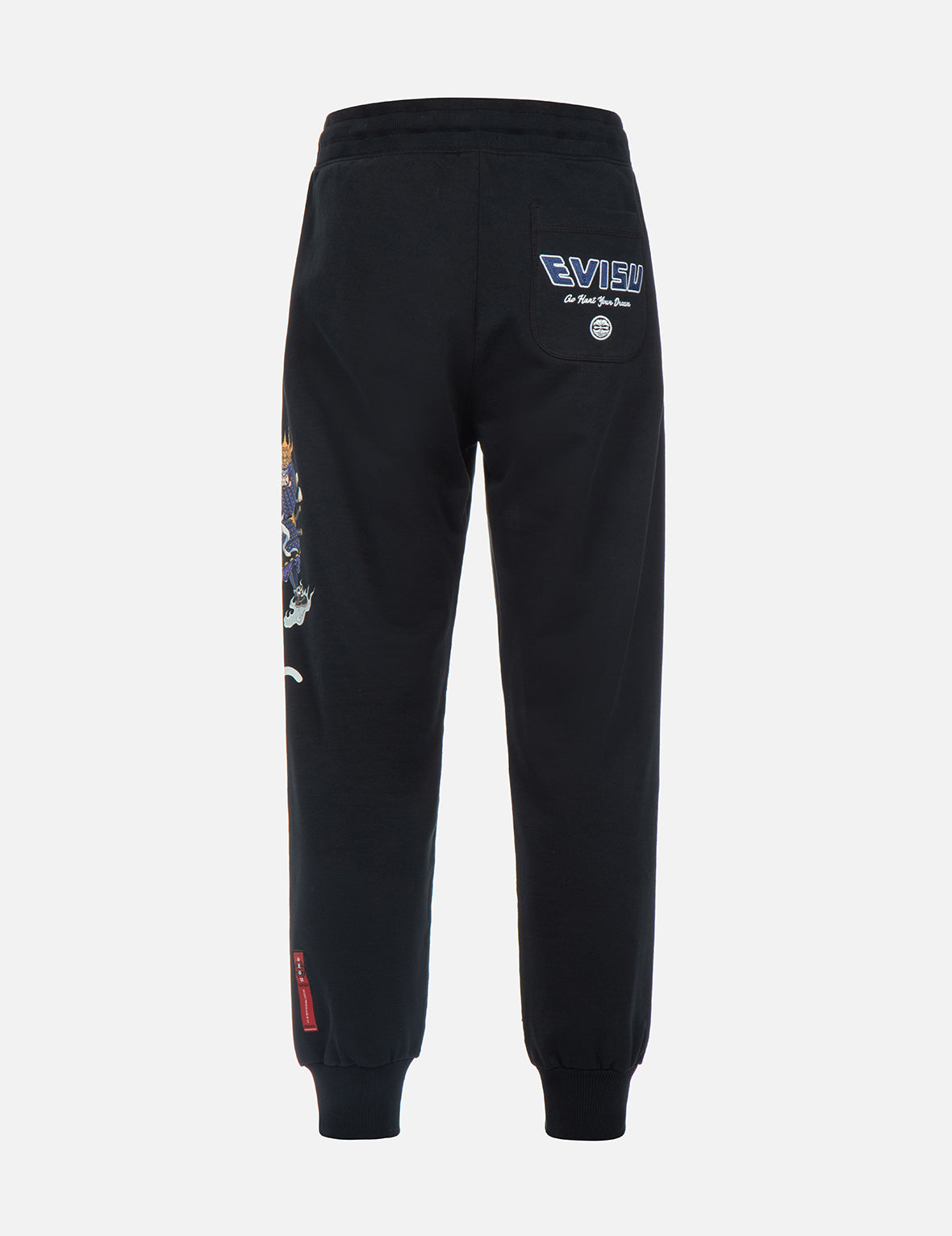 Samurai and Seagull Print Sweatpants