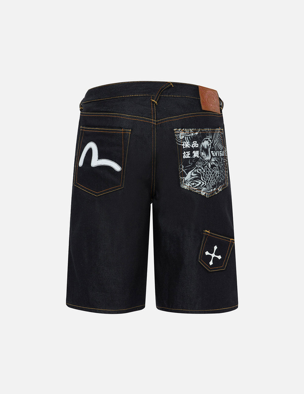 Multi-Pocket Relax Fit Denim Shorts – EVISU
