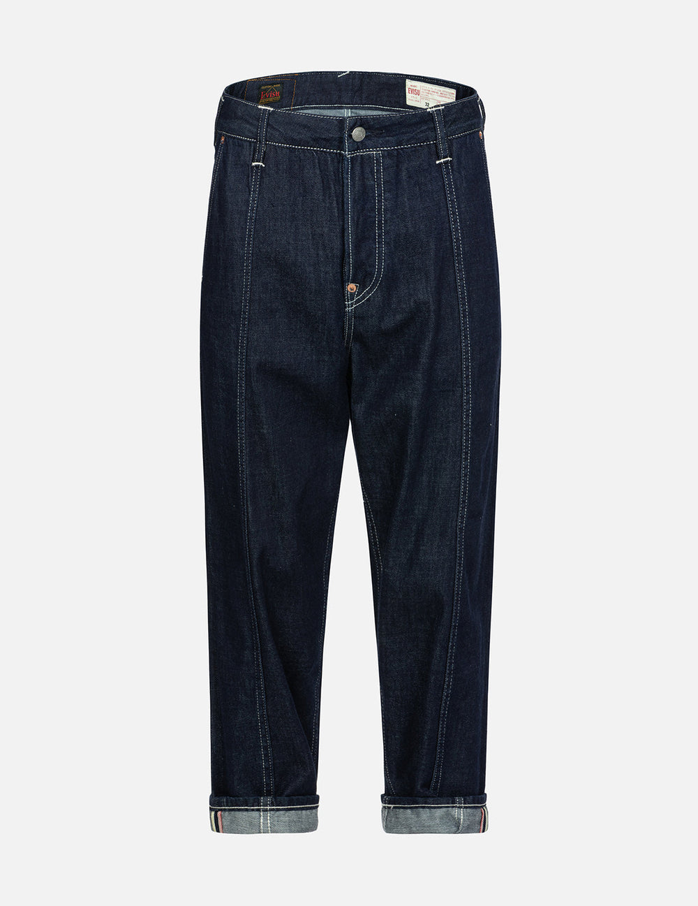 Seagull and Logo Print Balloon Fit Jeans – EVISU