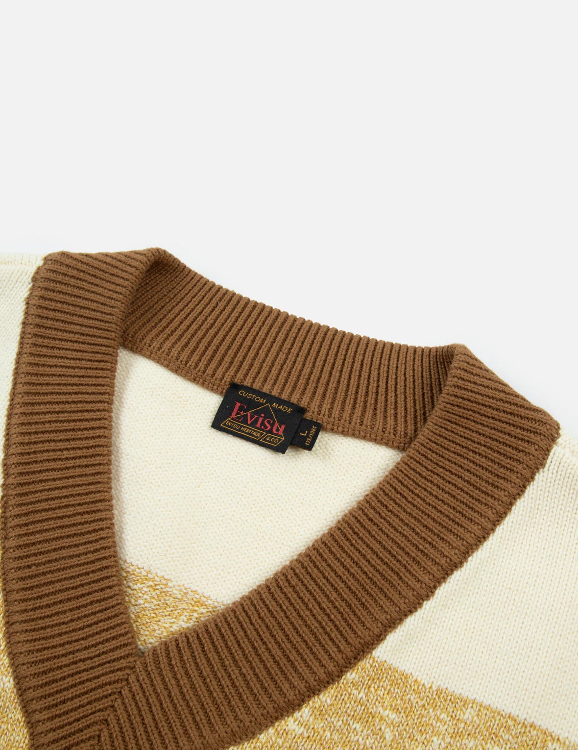 黑桃达摩提花时尚版型针织背心