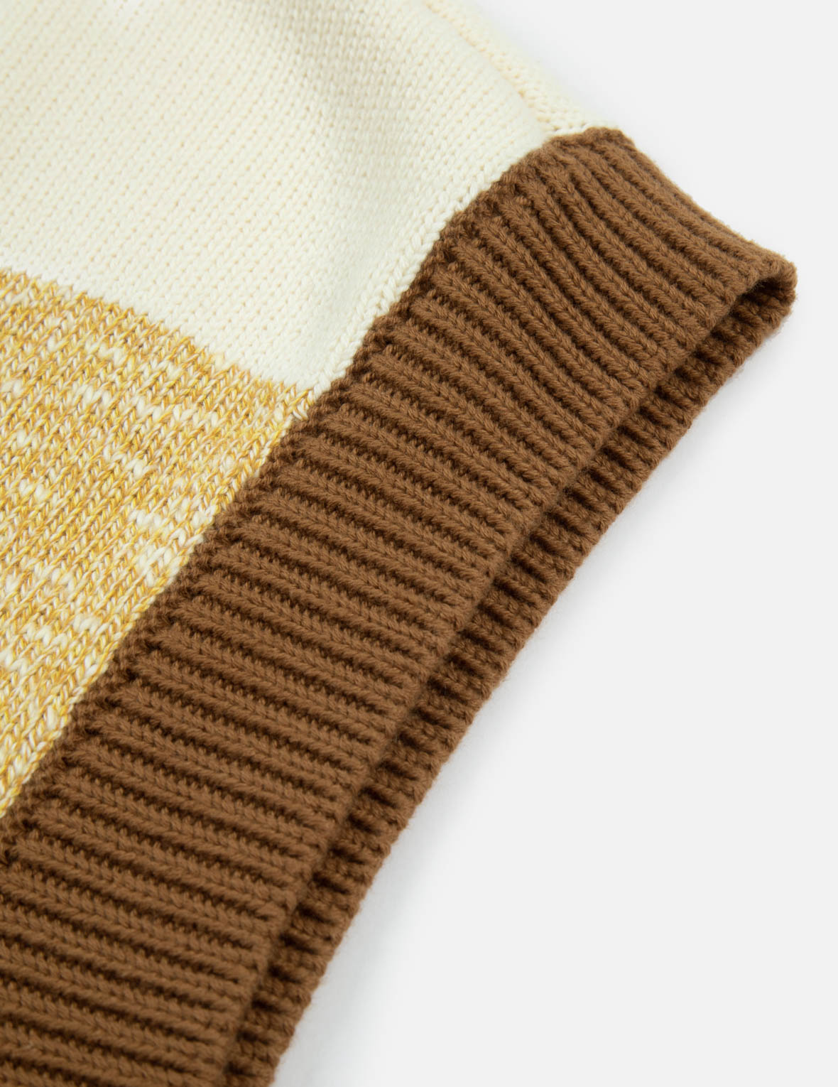 黑桃达摩提花时尚版型针织背心