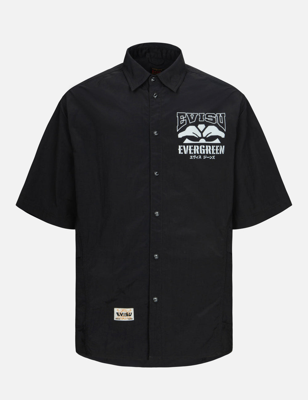 Multi-Reflective Print Oversized Short Sleeve Shirt – EVISU